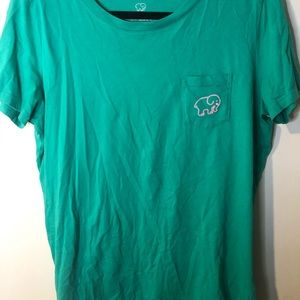 XL, short sleeve, green IVORY Ella shirt
